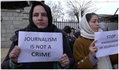 KASHMIRI PHOTOJOURNALIST BOOKED FOR POSTING HER WORK ON FB