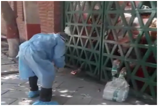 WATER AND BISCUITS TOSSED FROM OUTSIDE IN AGRA QUARANTINE CENTRE, VIDEO GOES VIRAL