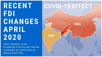 INDIA NOTIFIES FDI POLICY CHANGE MANDATING PRIOR NOD FOR BORDER-SHARING NATIONS