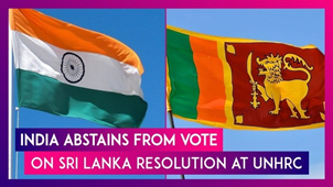INDIA ABSTAINS FROM VOTING AT UNHRC RESOLUTION AGAINST SRI LANKA