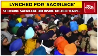 SACRILEGE AND LYNCHING